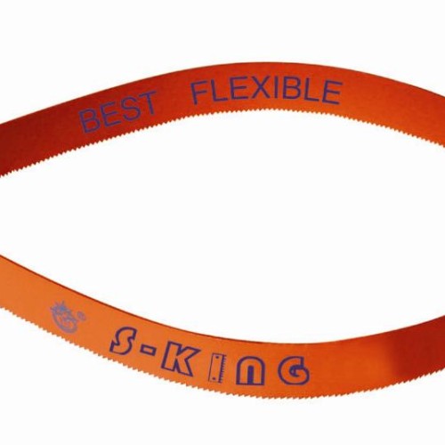 Flexible bi-metal hacksaw blade
